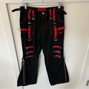 Tripp NYC Women's 28/7 Goth Grunge Wide-leg Pants